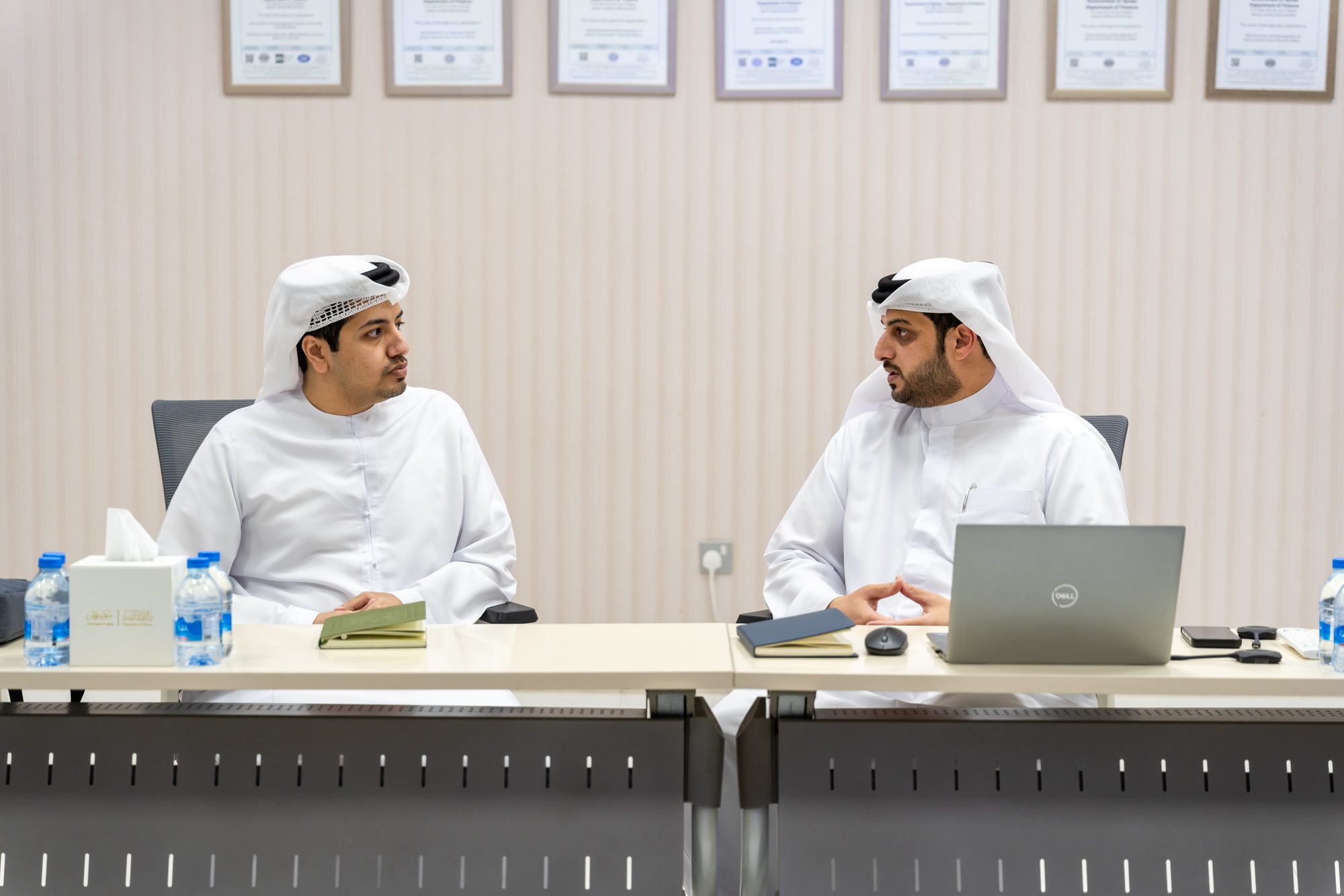 اجتماع التنسيق المسبق لإعداد الخطة المالية 2027-2029 مع المجلس التنفيذي ودائرة الموادر البشرية ودائرة عجمان الرقمية