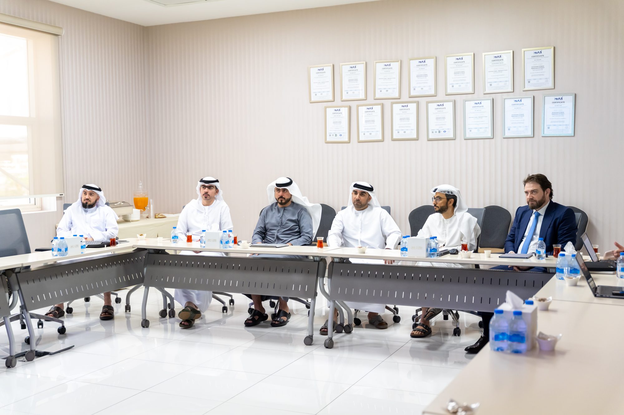 الاجتماع الأول للجنة التوجيهية لمشروع التحول إلى معايير المحاسبة الدولية في القطاع العام