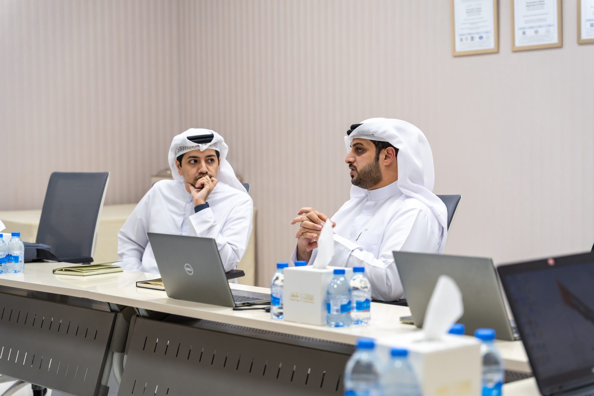 اجتماع التنسيق المسبق لإعداد الخطة المالية 2027-2029 مع المجلس التنفيذي ودائرة الموادر البشرية ودائرة عجمان الرقمية